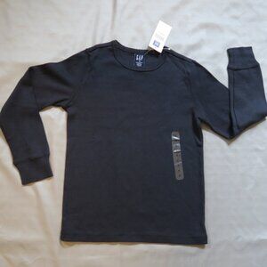 GapKids Girls Long Sleeve Black Tee Small (5/6) NWT